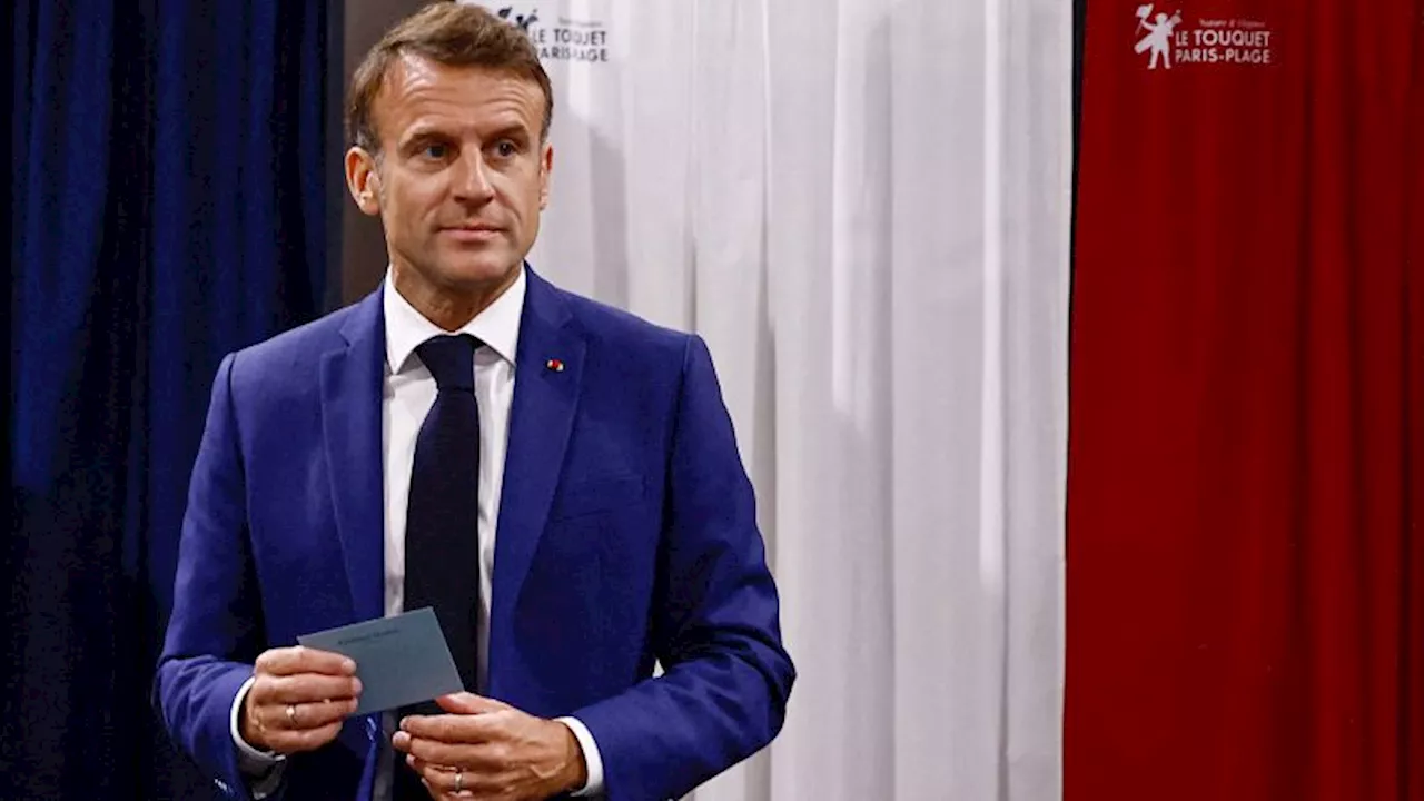 Macron on course to lose big as far right surges in French parliamentary elections first round