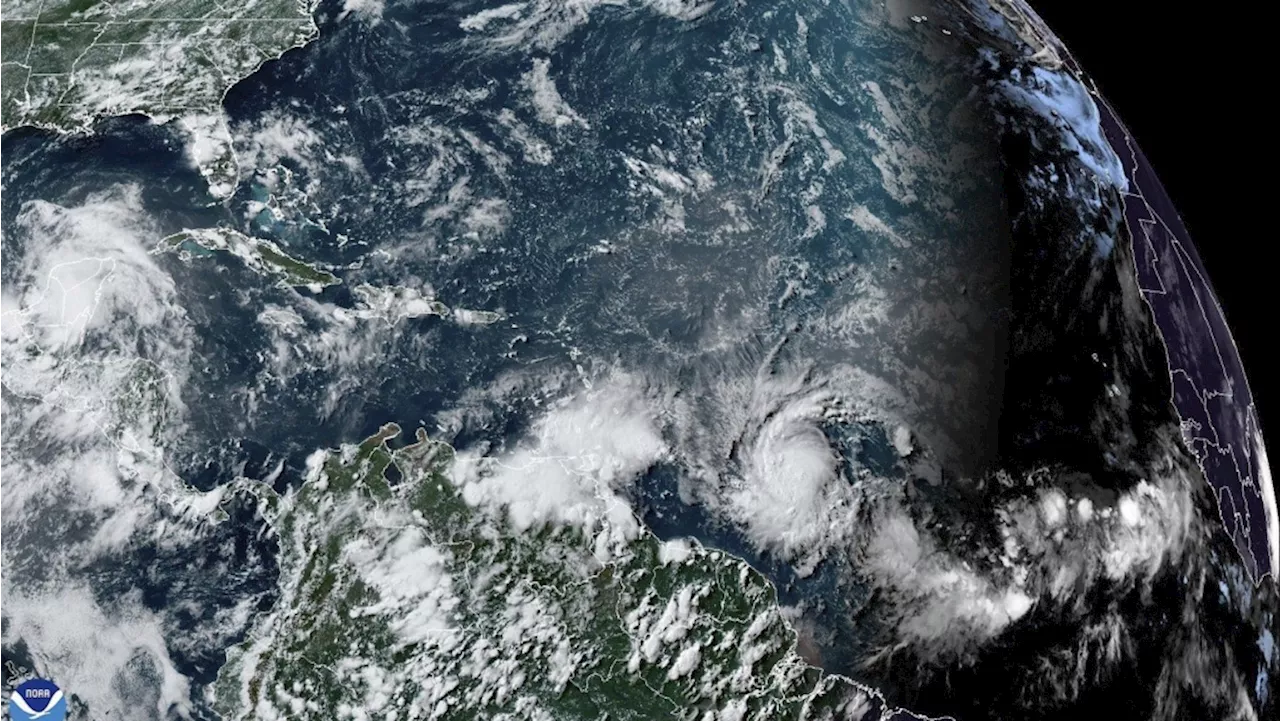 Hurricane Beryl forecast to become a Category 4 storm as it nears southeast Caribbean