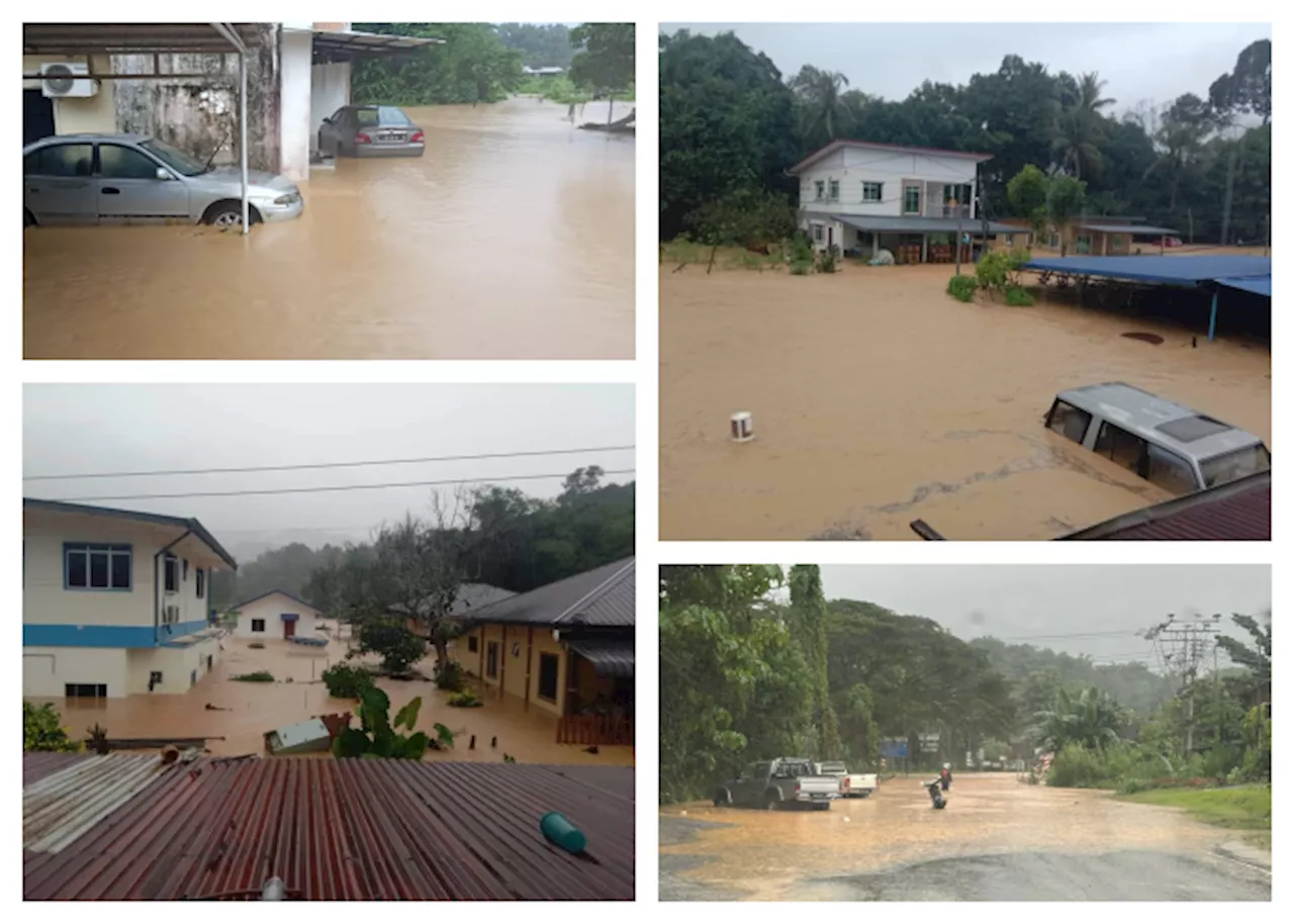 Flash floods hit multiple areas in Penampang