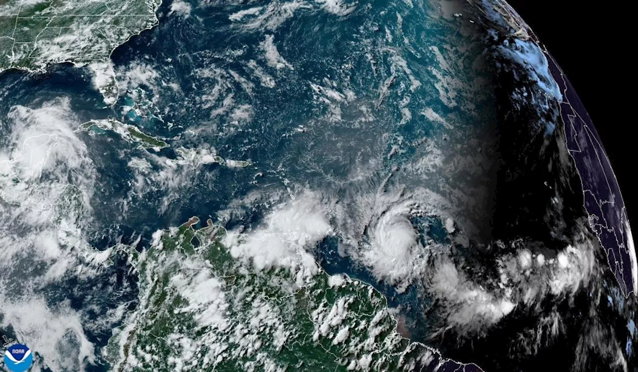 Hurricane Beryl strengthens into a Category 4 storm as it nears the southeast Caribbean