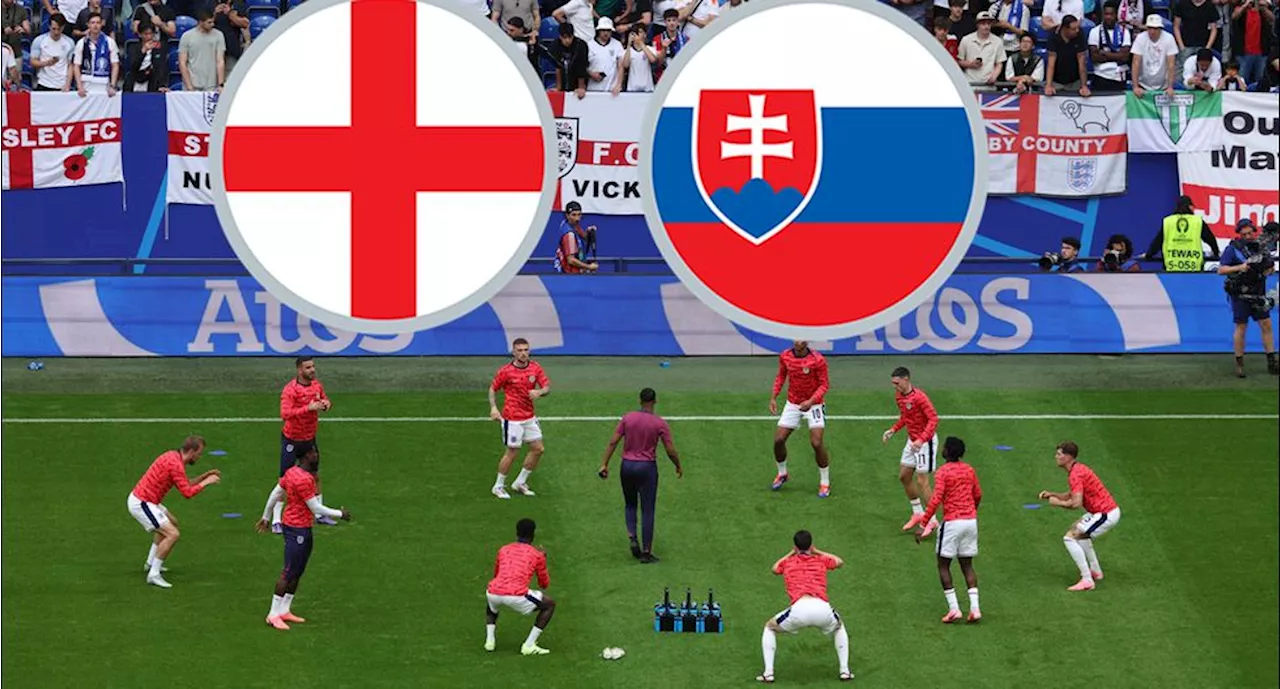 Inglaterra vs Eslovaquia: ¡En vivo! Octavos de final de la Euro 2024