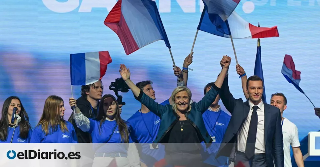 Derecha La Extrema Derecha De Le Pen Gana La Primera Vuelta De Las