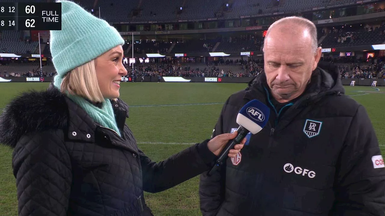 ‘It’s pretty hard... been a tough week’: Emotional coach on brink of tears after season-saving win