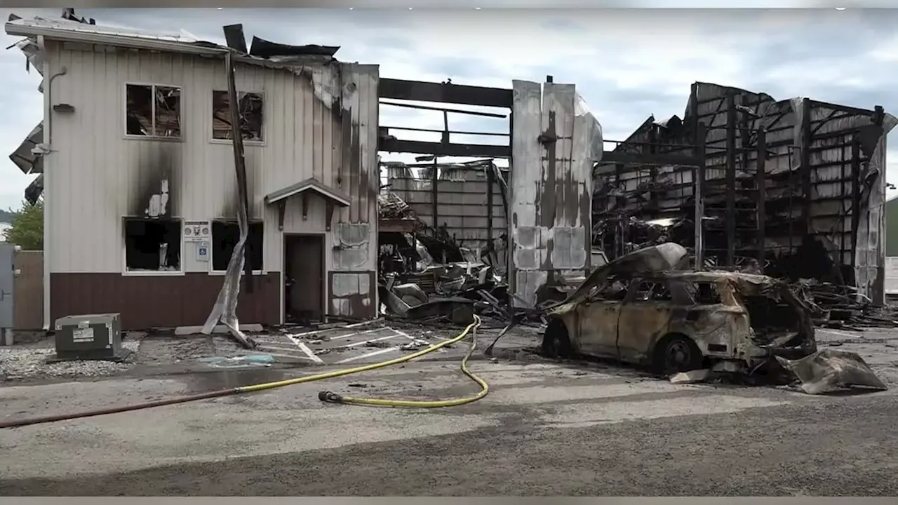 E-bike battery fire razes down part of Idaho Police Department building