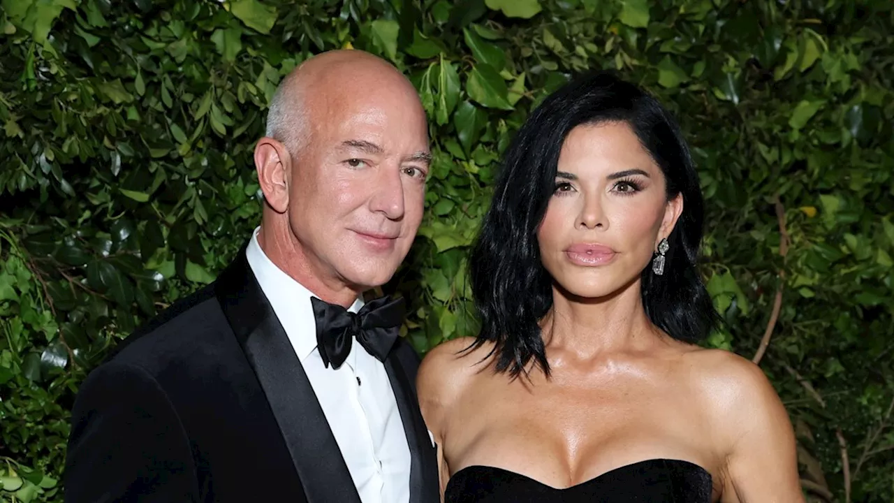 Lauren Sanchez rocks ab-baring knit mini dress for lush trip with fiancé Jeff Bezos