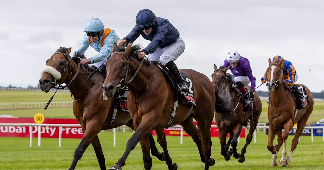 Wayne Lordan enjoys much better Irish Derby day with Railway Stakes success on Henri Matisse