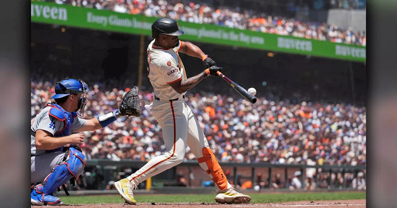 Giants hit 10 doubles in 10-4 win over Dodgers