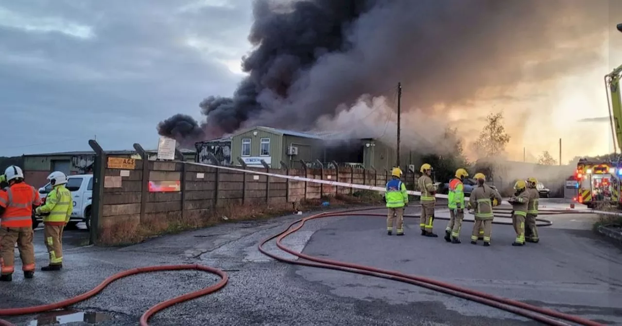 LIVE: Firefighters tackle major blaze as residents are told to shut windows and doors