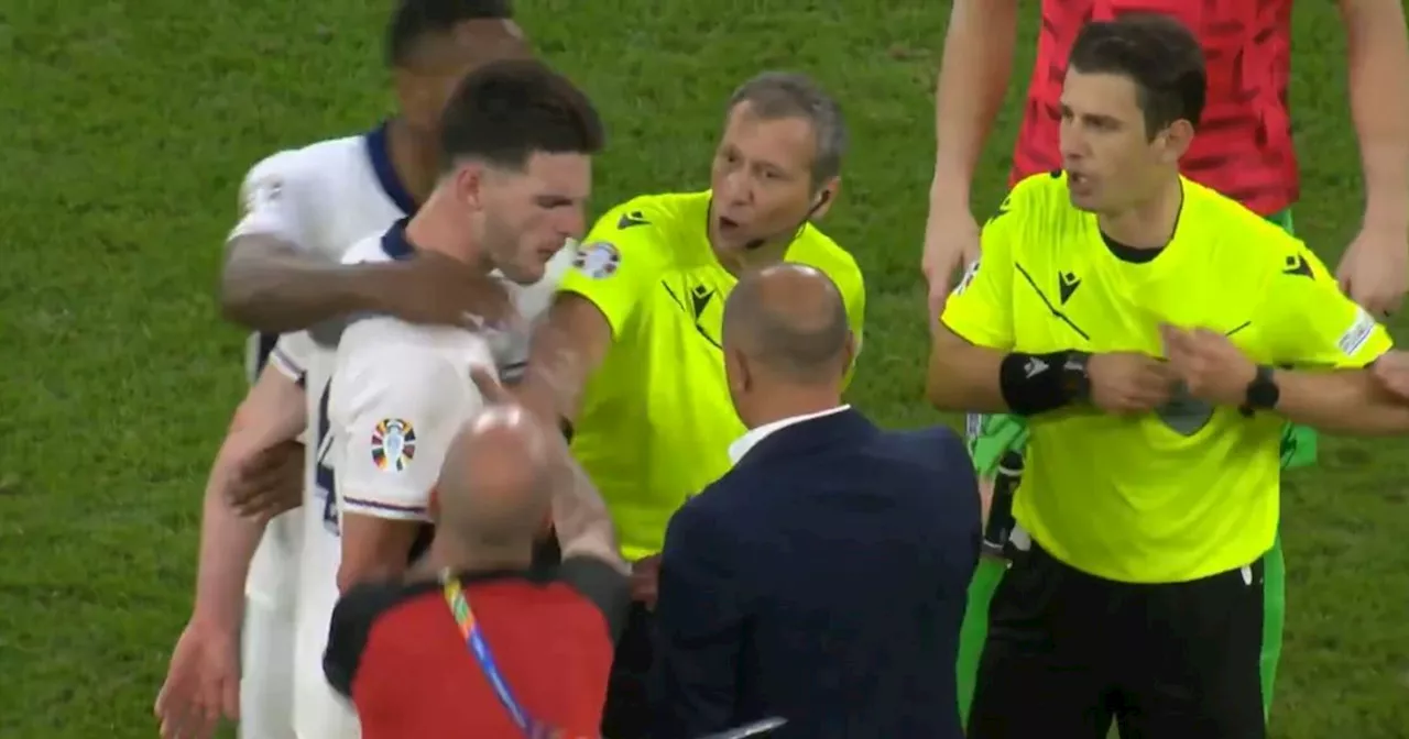 Why Declan Rice was pushed and left fuming after England Euro 2024 win