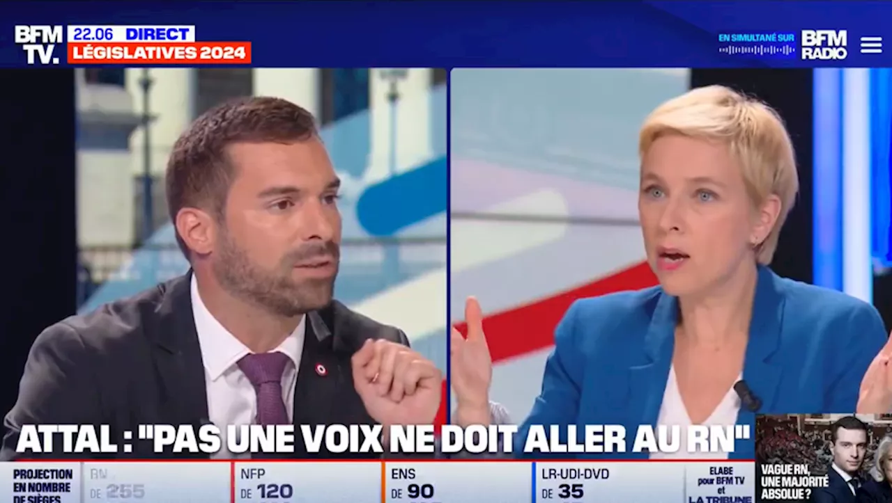 VIDÉO. 'Vous défendez la République islamique' : le RN Julien Odoul et l’Insoumise Clémentine Autain s’écharpe