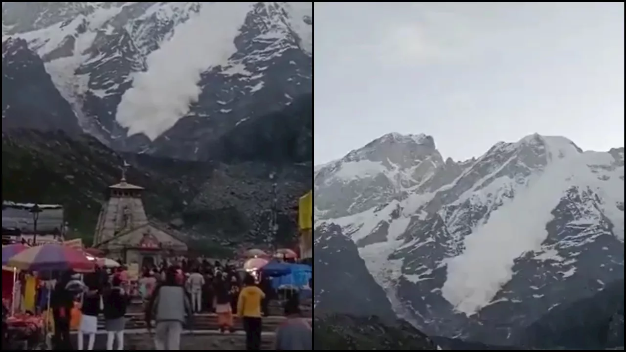 Kedarnath Avalanche: केदारनाथ धाम के पास हुआ हिमस्खलन, भरभराकर गिरा बर्फ का पहाड़, नजारा देख कांप गए श्रद्धालु!