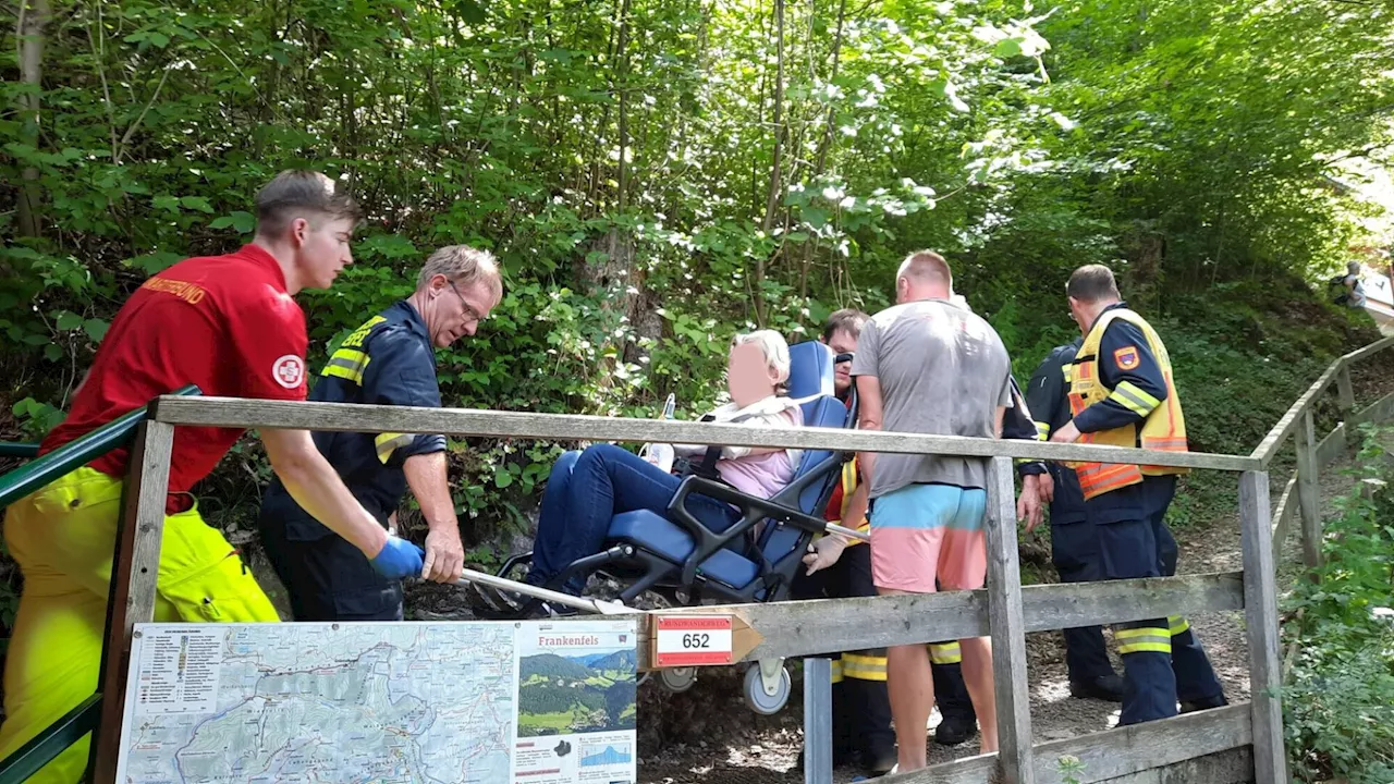 Frau stürzte in der Frankenfelser Nixhöhle