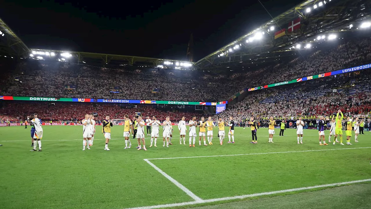 Festnahme nach Abpfiff: Mann klettert bei DFB-Spiel auf Stadiondach