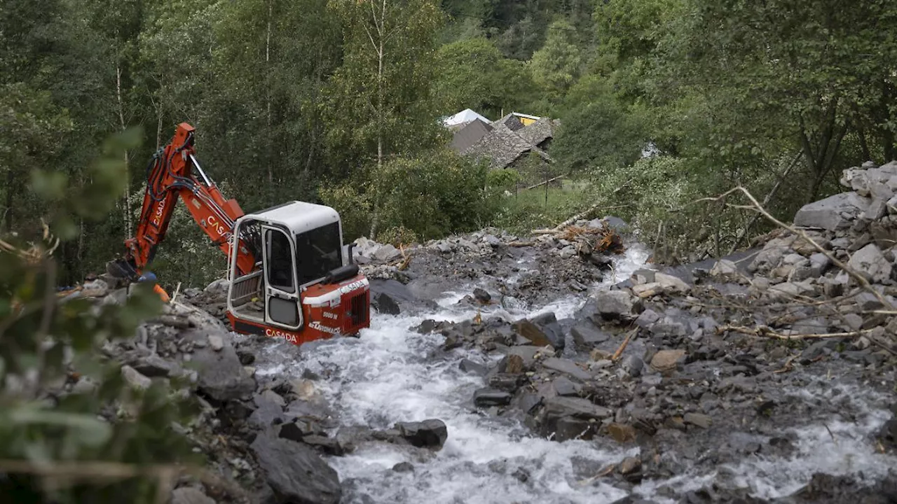 Nach heftigem Regen: Mehrere Vermisste nach Erdrutsch im Schweizer Kanton Tessin