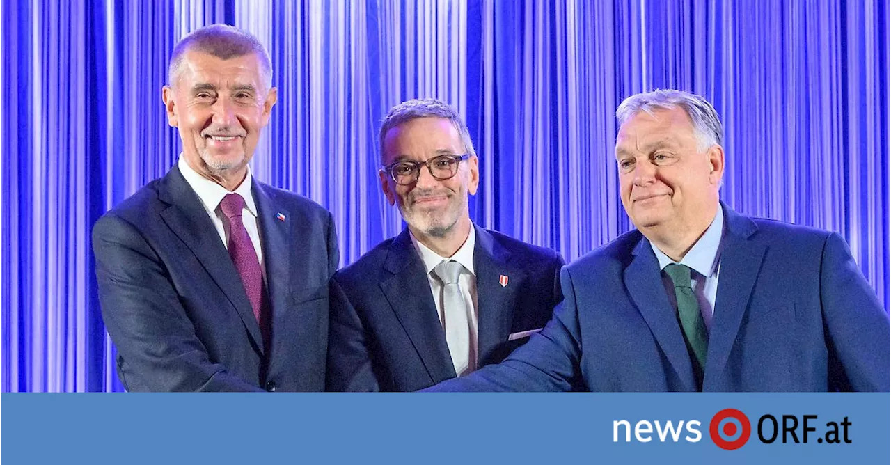 EU-Parlament: Kickl, Orban und Babis kündigen Fraktion an