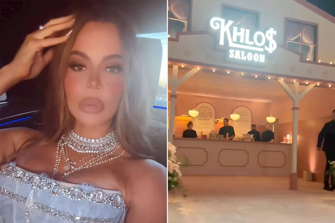 Khloé Kardashian Celebrates 40th Birthday with a Saloon-Themed Party Featuring Denim, Diamonds and Snoop Dog