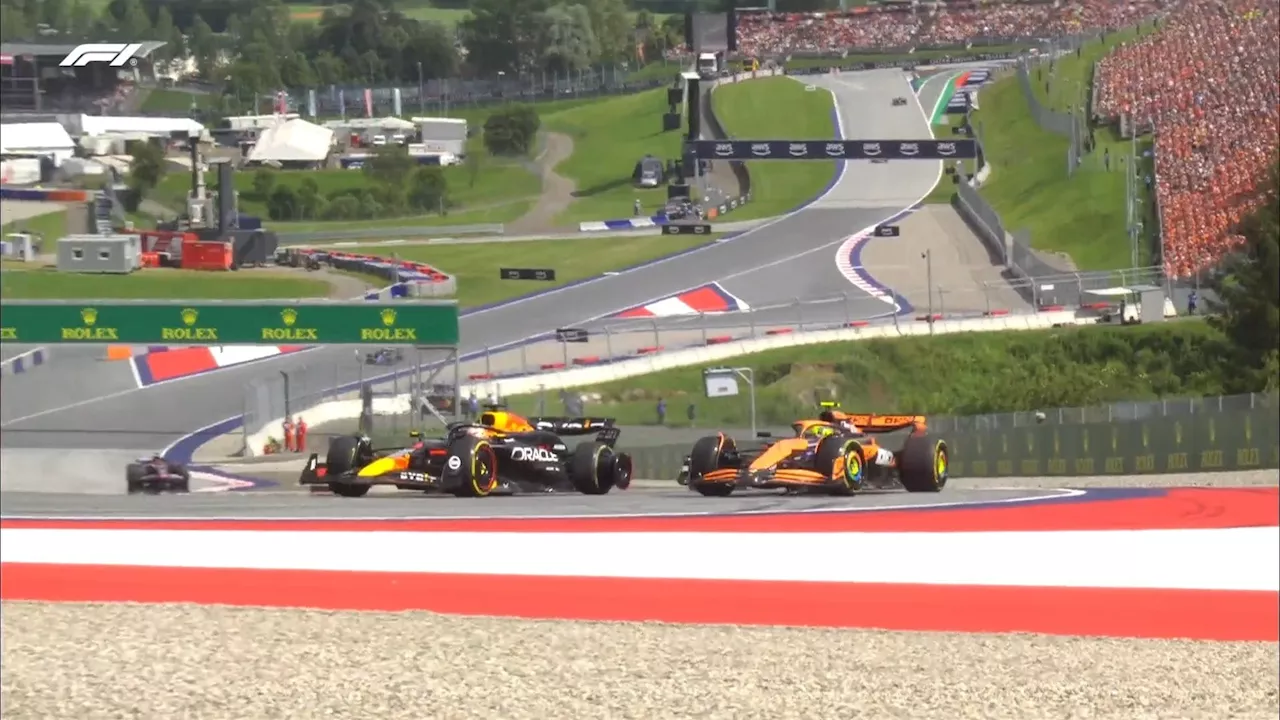 Verstappen força, bate em Norris e pneus estouram no GP da Áustria; assista