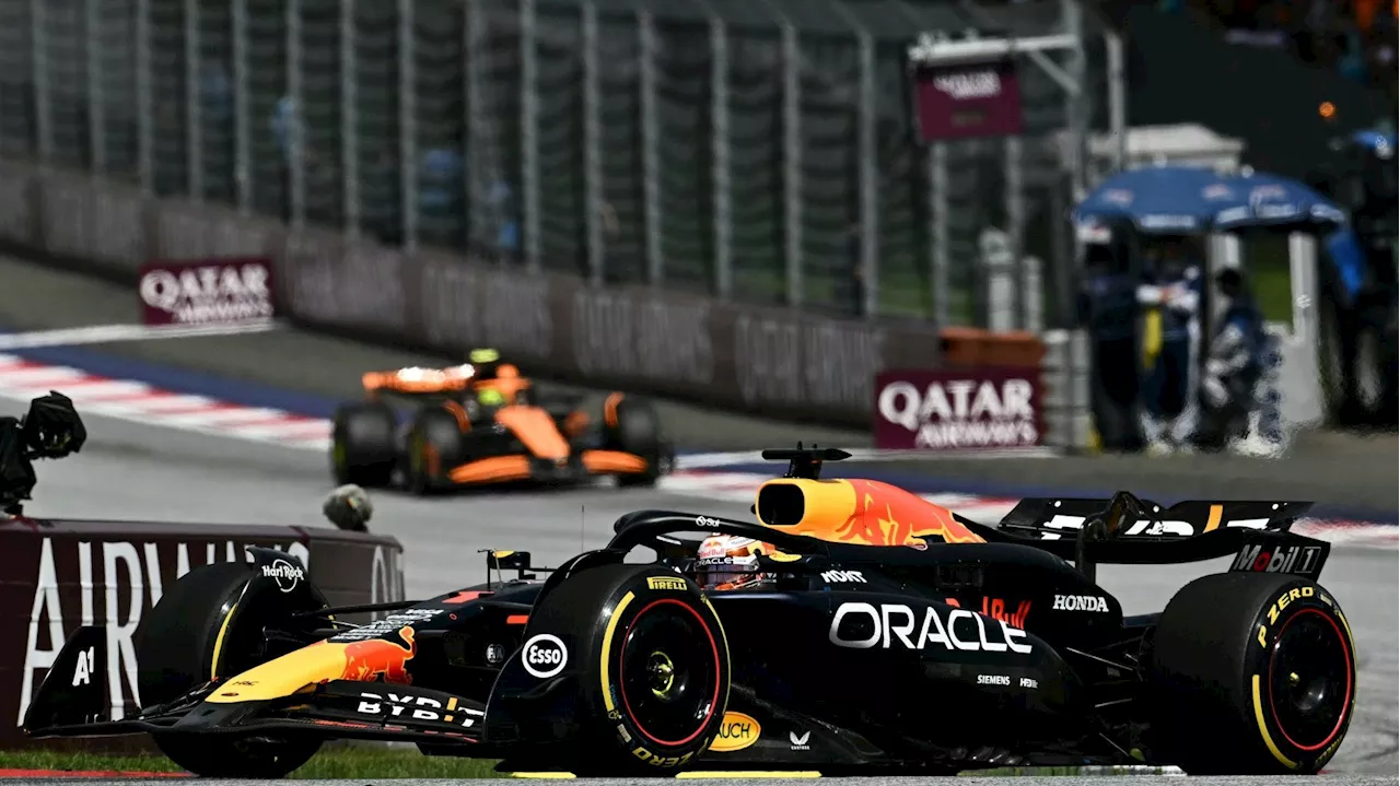 Formel 1: Crash zwischen Verstappen und Norris