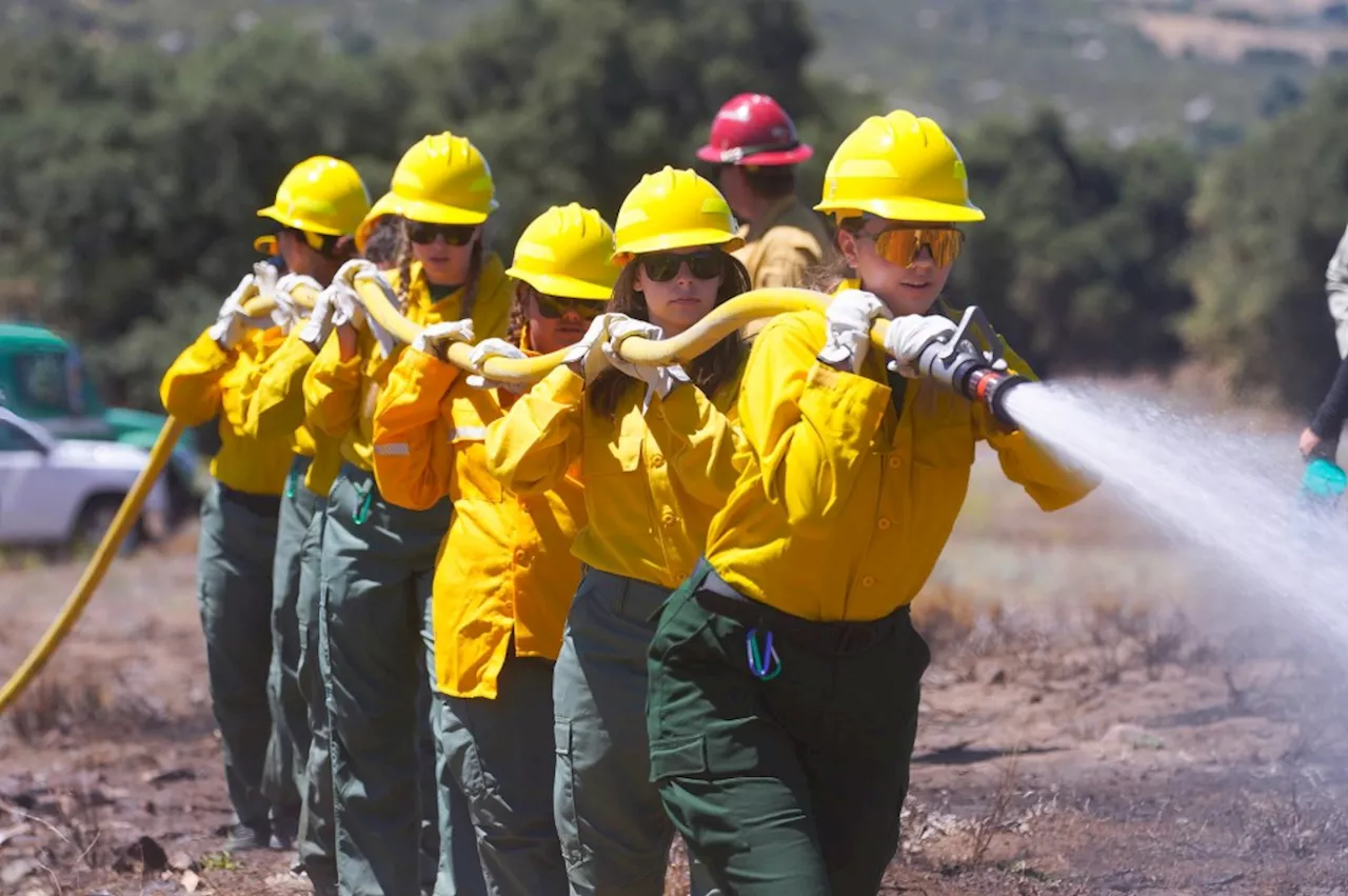 ‘Girls in Green’ camp teaches teens firefighting skills