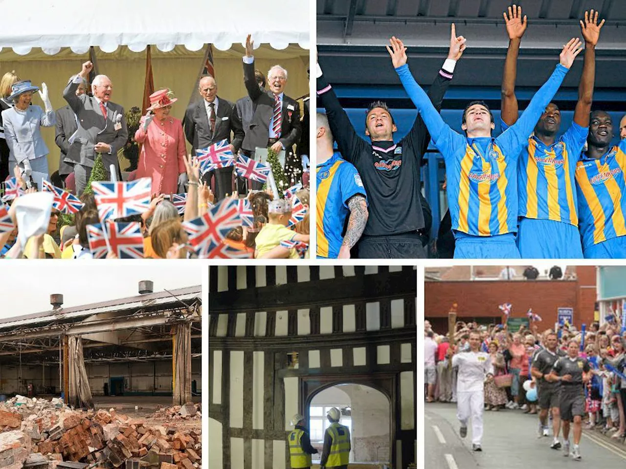 Sports drama, the Olympic flame and a royal visit: 15 memorable pictures taken in Shropshire in 2012