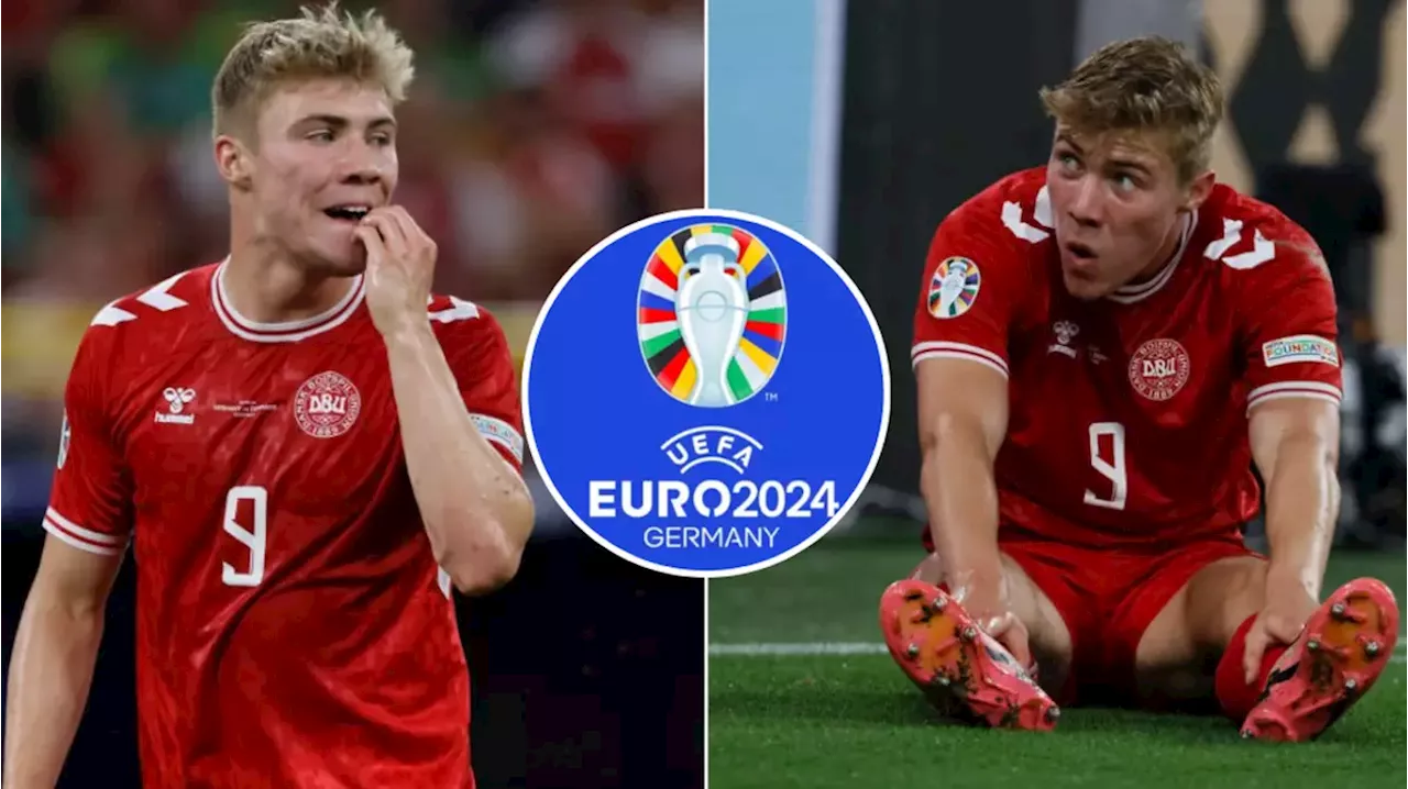 Rasmus Hojlund makes 'guilty' admission after Euro 2024 exit to hand Man Utd reality check