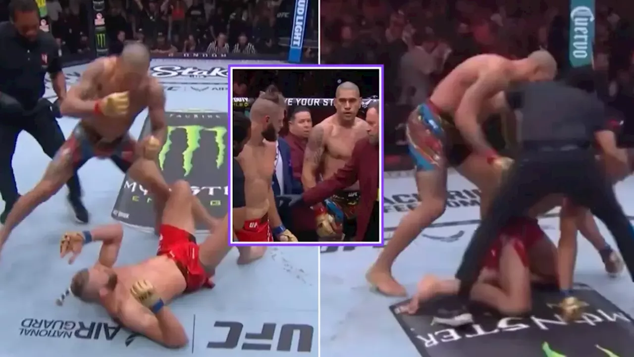 What Alex Pereira did directly after brutal knock out on Jiri Prochazka has fans stunned