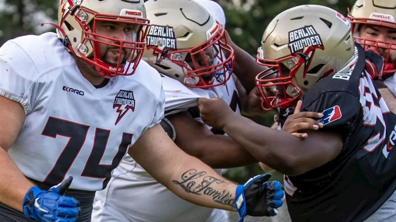 European League of Football: American Football: Dritter Saisonsieg für Berlin Thunder