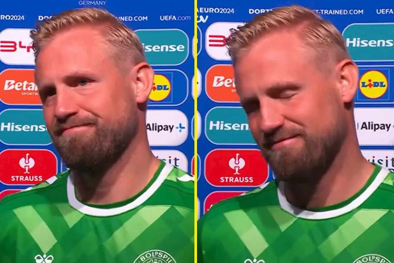 – Kasper Schmeichel fumes at VAR after Denmark dumped out of Euro 2024 by...