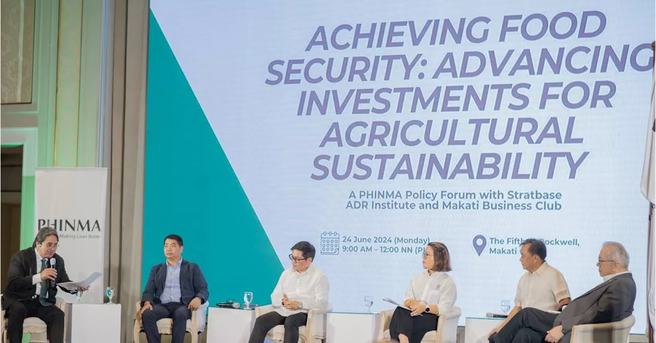 Phinma forum highlights private sector's role in food security