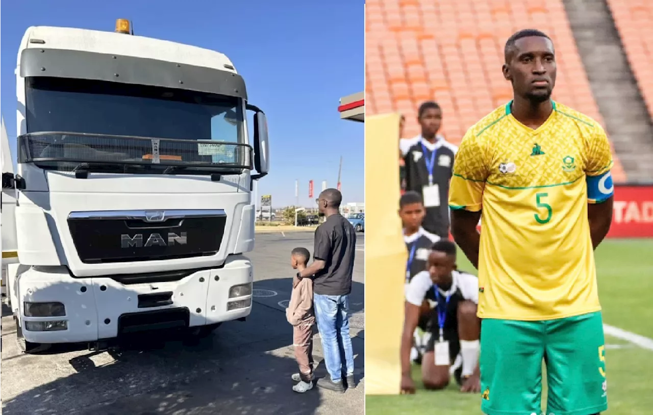 PICTURE: Former SuperSport United star Siyanda Xulu buys a new truck