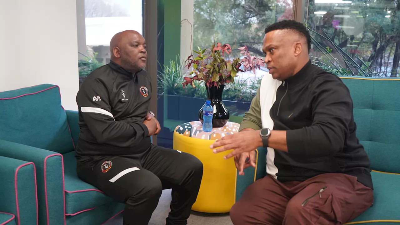 Pitso Mosimane and Robert Marawa bury the hatchet