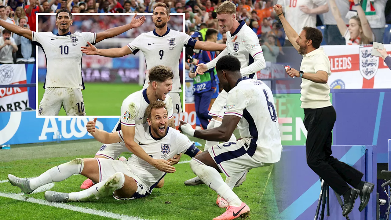 England 2 Slovakia 1: Bellingham’s late stunner rescues Three Lions from disaster before Kane sets up c...