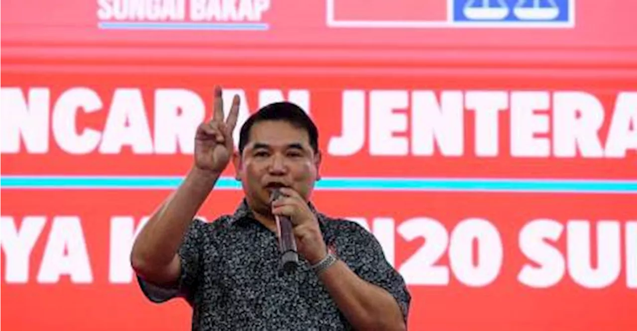 PRK Sg Bakap: Rafizi harap sekurang-kurangnya 65 peratus keluar mengundi