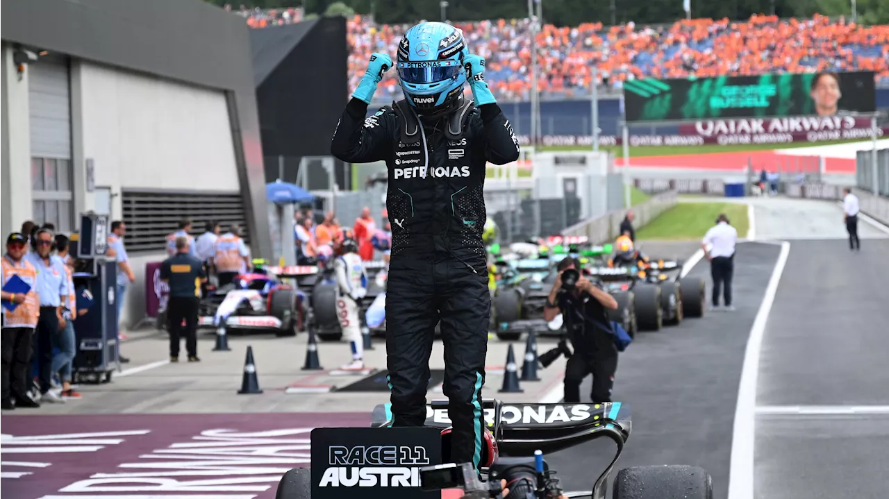 Verstappen, Norris collide late, Russell steals Austrian GP win