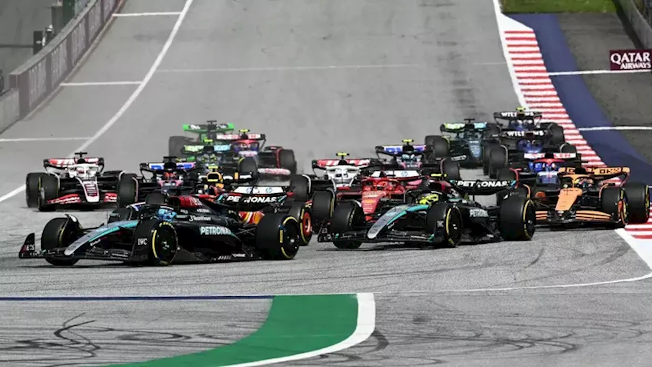 George Russell gana el GP de Austria, pinchazo deja fuera a Max Verstappen 