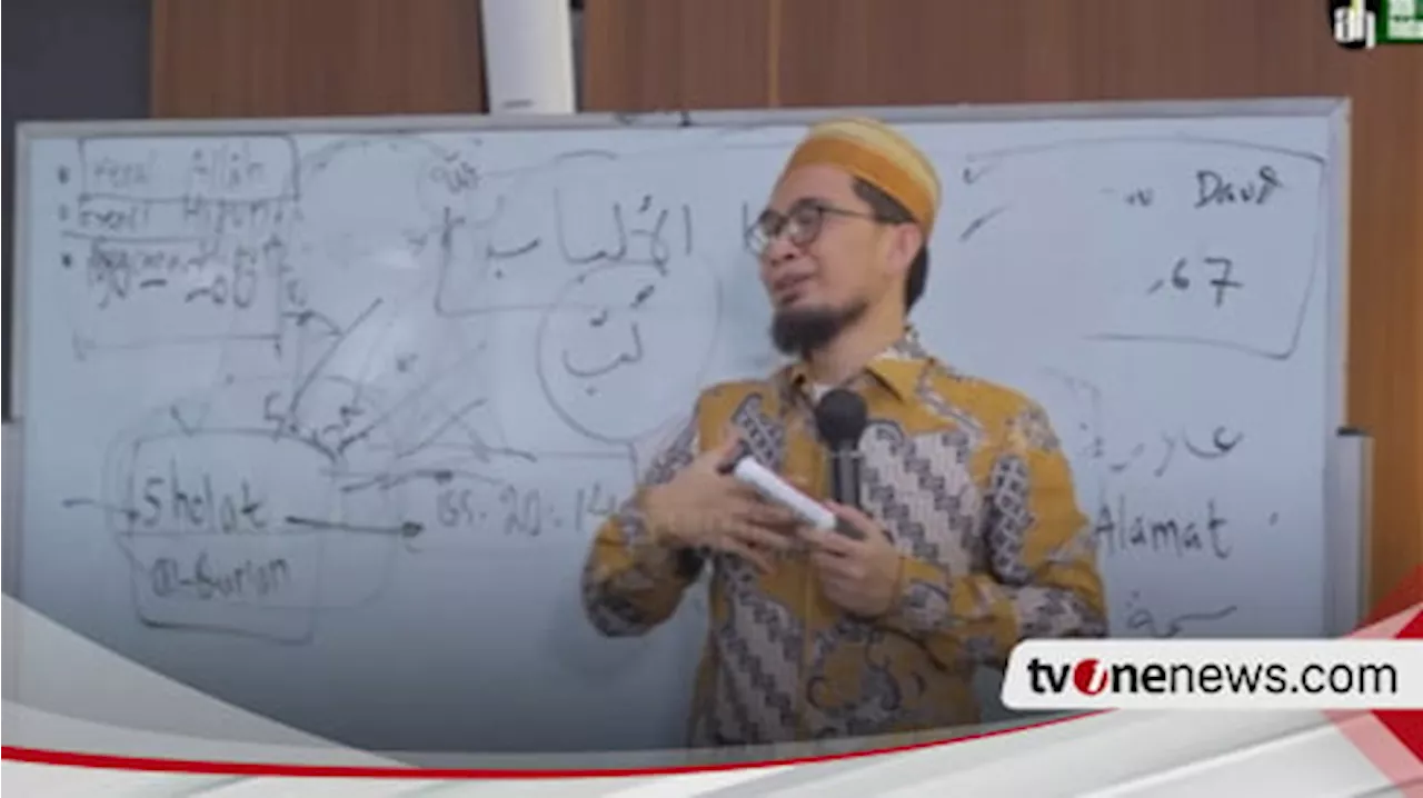 Baca Dzikir Ini di Pertengahan Malam, Kata Ustaz Adi Hidayat Dosa Seumur Hidup Seketika akan...