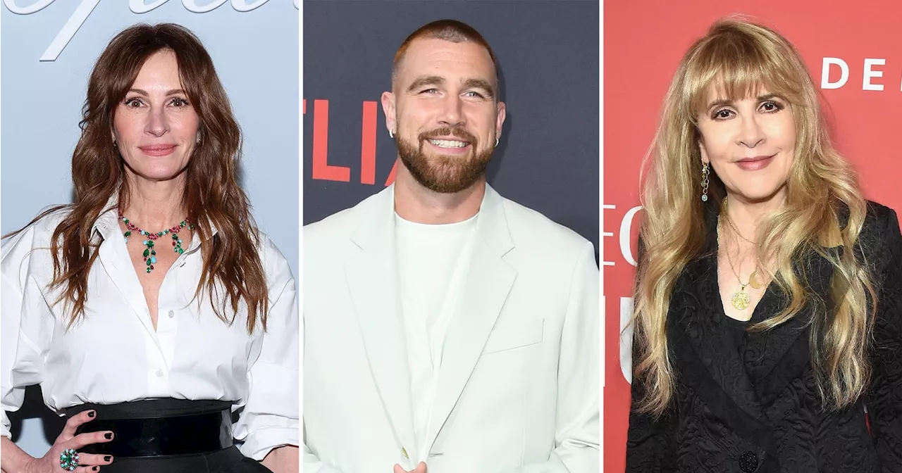 Travis Kelce Sees Taylor Swift Show With Julia Roberts, Stevie Nicks