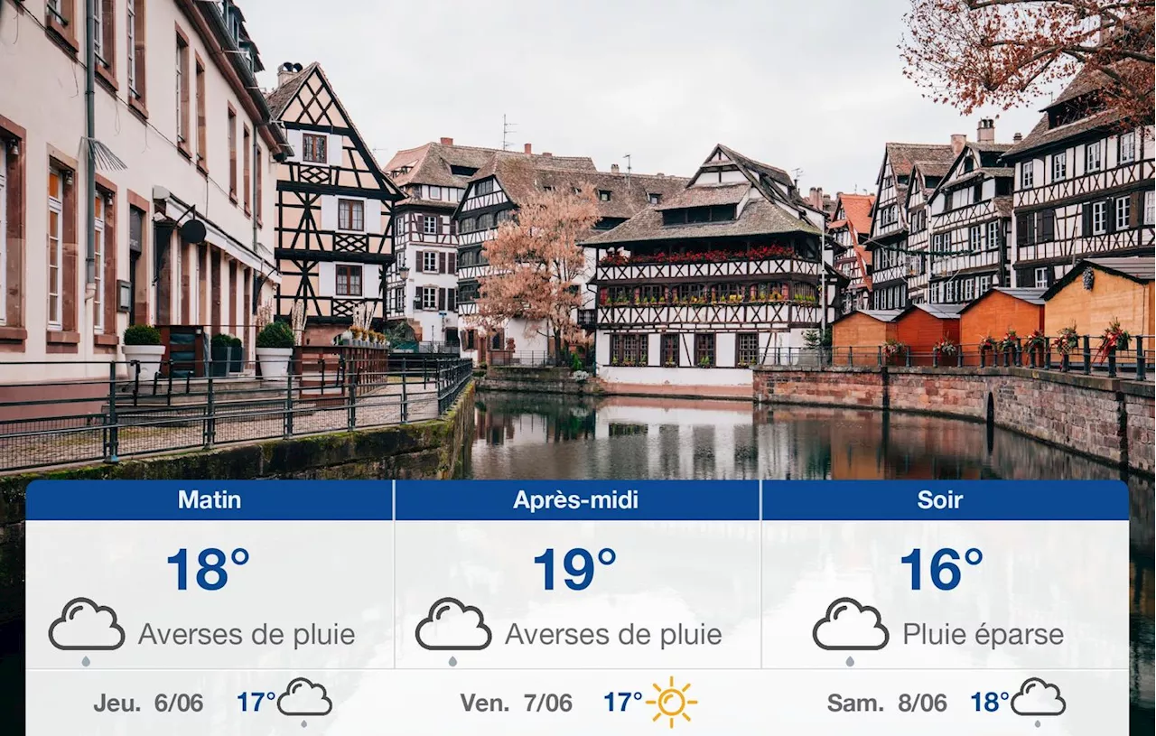 Météo Strasbourg: prévisions du mercredi 5 juin 2024