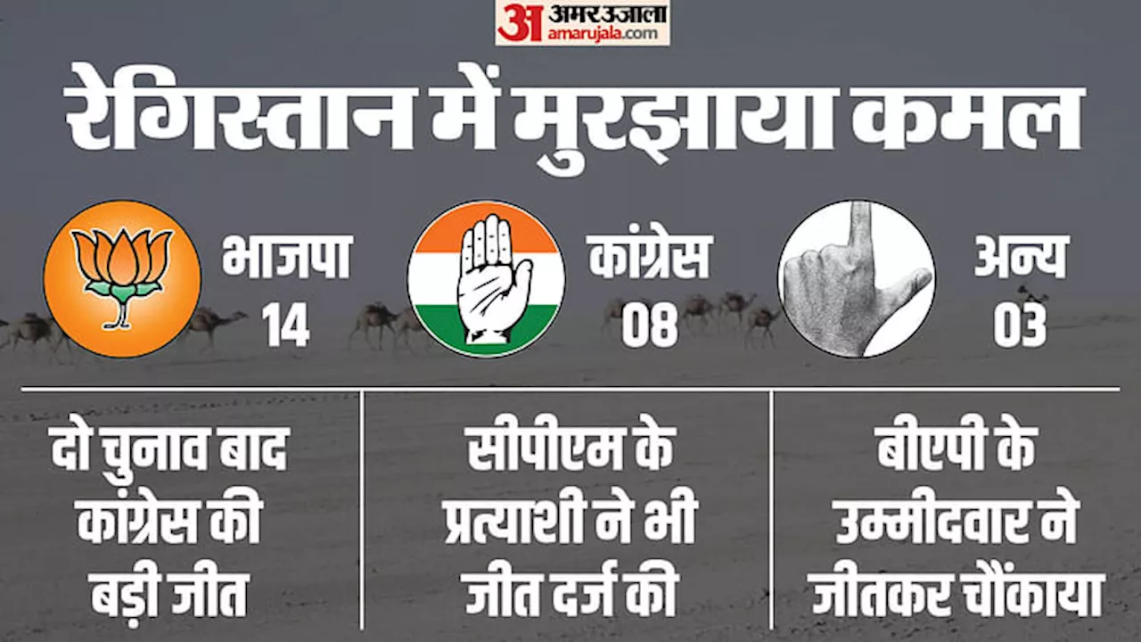 Rajasthan Lok Sabha Result: BJP ने 14 और इंडि ने 11 सीटें जीतीं, यह 25 नेता बने MP; जानें किसकी कितनी बड़ी जीत