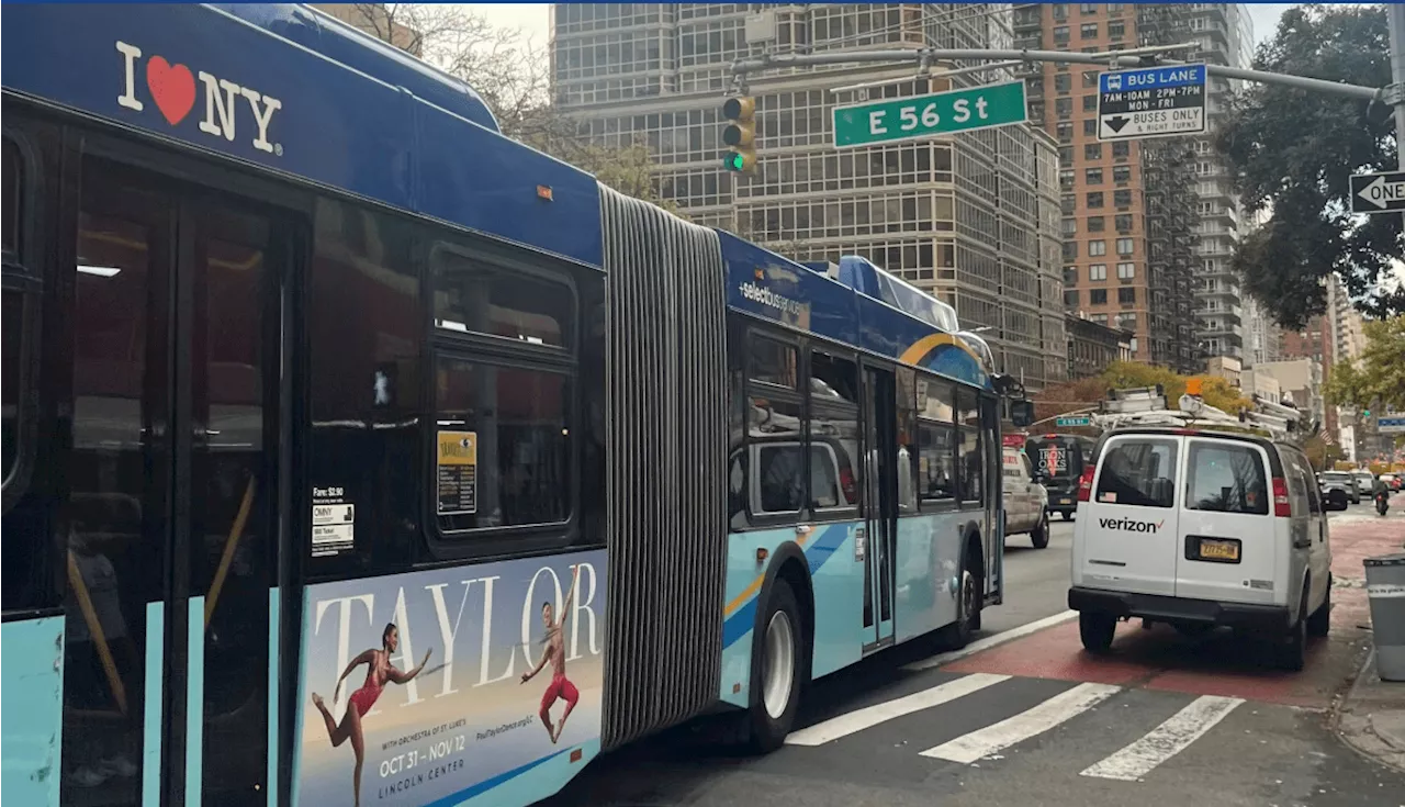 Construction starts on revamped Second Avenue bus, bike lanes