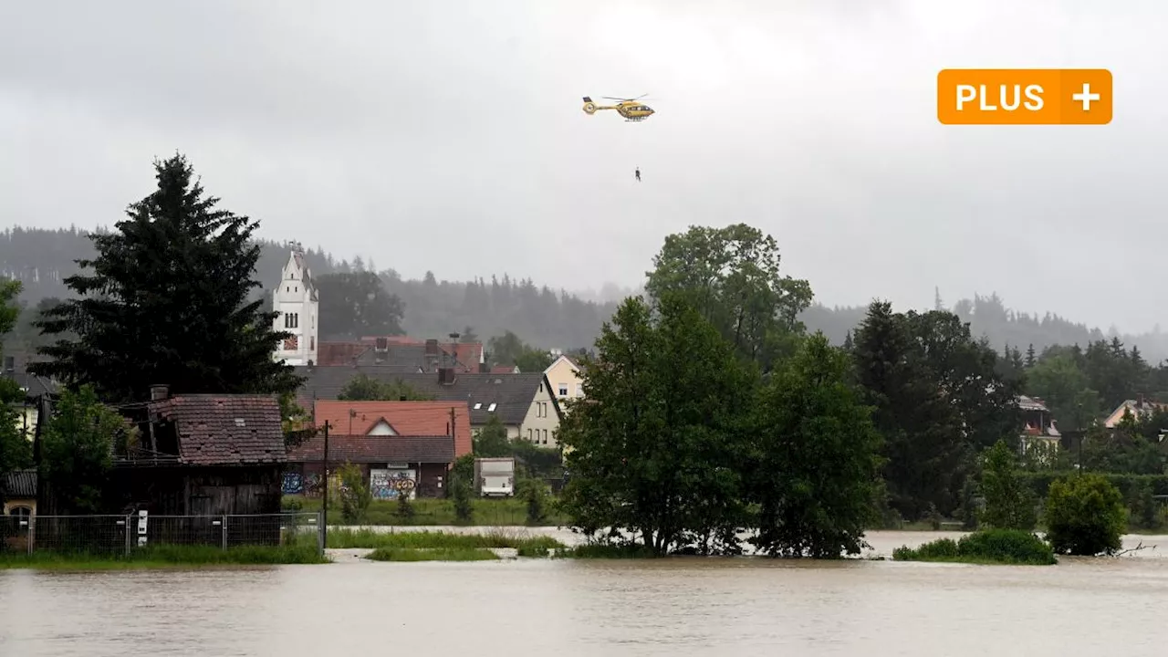 Hochwasser in Schwaben: „Wir sind abgesoffen, total abgesoffen“