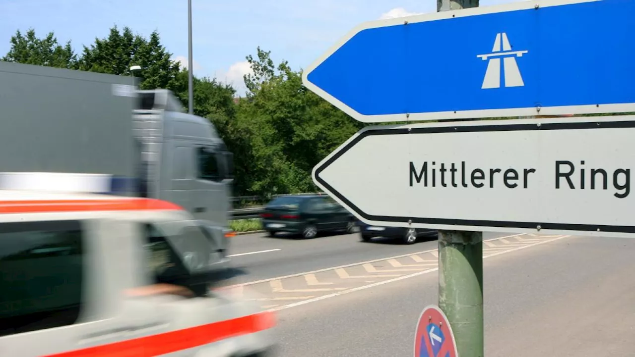 Mit Tempo 30 auf der Staustraße des Mittleren Rings