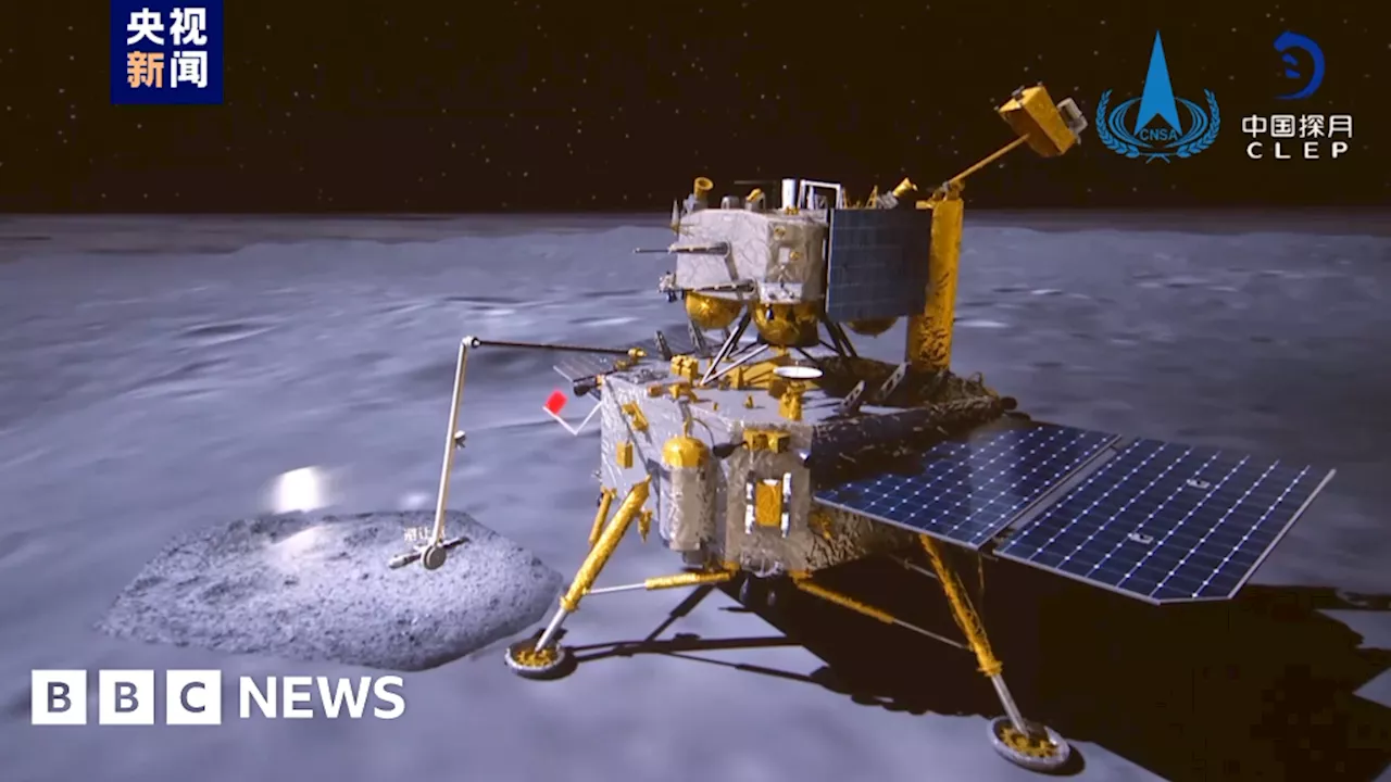 China's Chang'e-6 far side of the Moon probe begins journey back