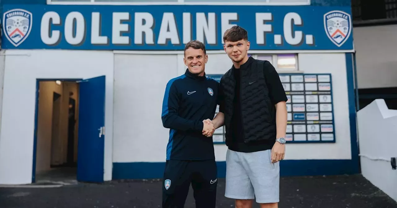 Dean Shiels hails the signing of boyhood Coleraine fan who 'ticks all the boxes'