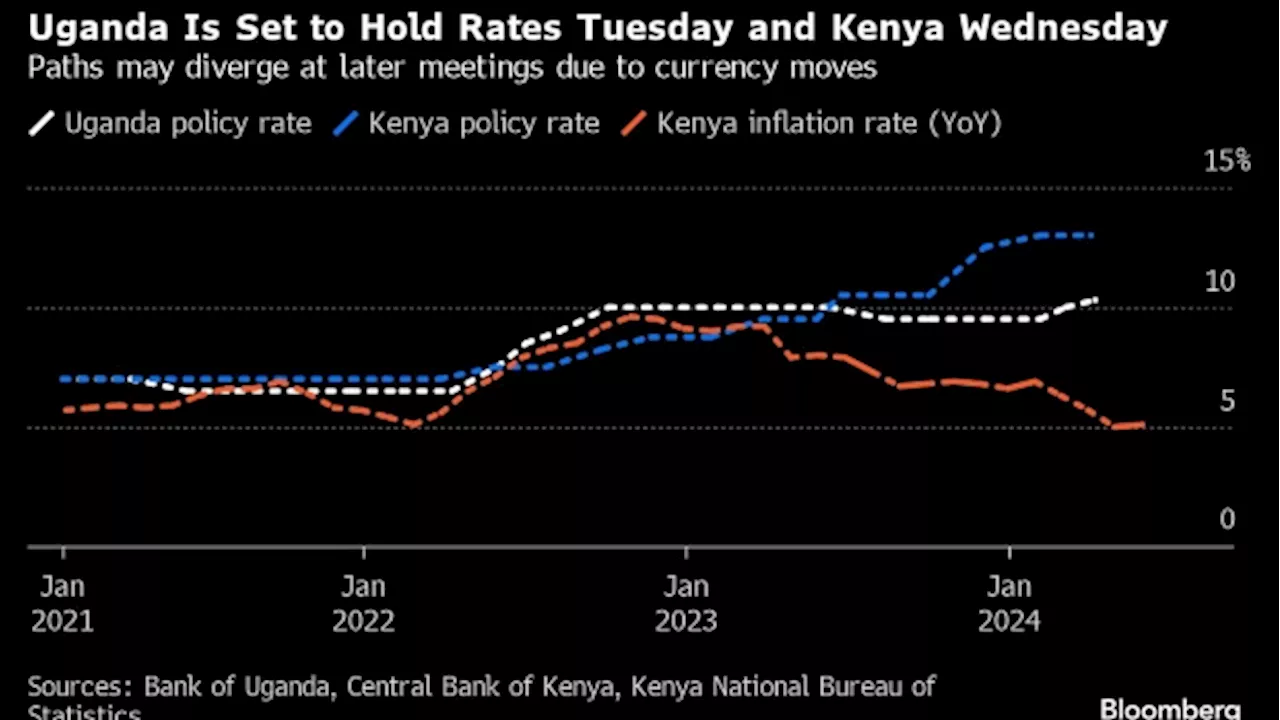 Uganda, Kenya Rate Paths to Diverge on Currency Moves: Day Guide