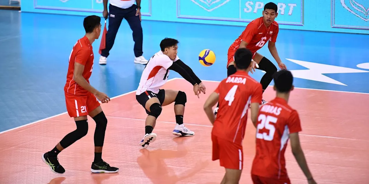 Hasil AVC Challenge Cup 2024 Putra: Indonesia Digulung Qatar 3-0