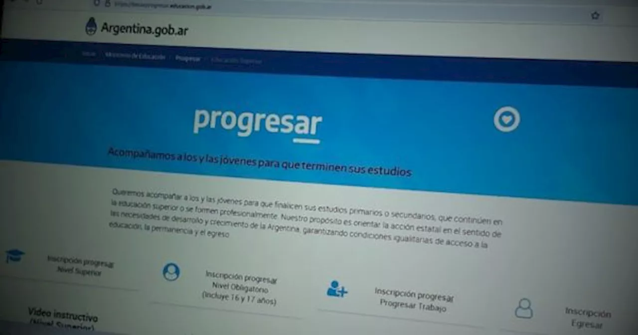 BECAS PROGRESAR: el GOBIERNO confirmó la SUSPENSIÓN de COBRO para quienes no cumplan con un nuevo REQUISITO