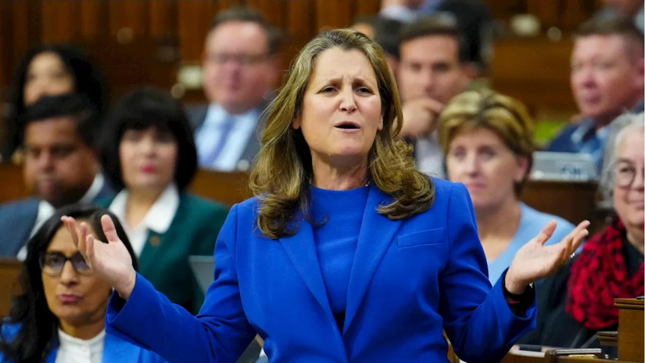 'Honest mistake': Freeland on PBO carbon tax analysis error, dodges when asked about muffling watchdog