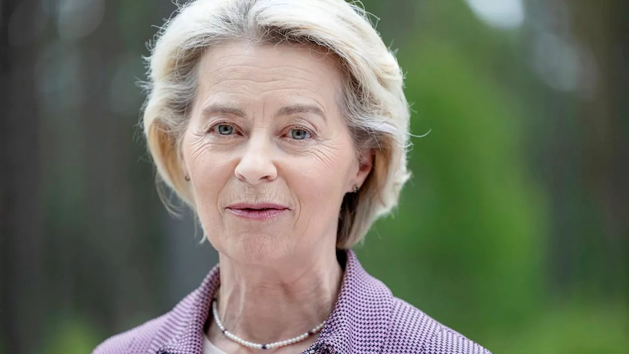 Ursula von der Leyen söker mittensamarbete för Ukrainastöd.