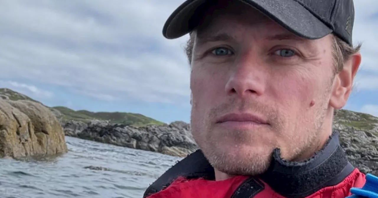 Outlander's Sam Heughan enjoys Scotland's great outdoors in kayaking trip